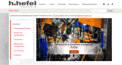 Desktop Screenshot of hefel-technik.com